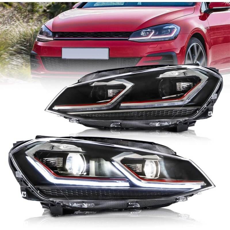 FARI PER GOLF 7 MK7 VII VAN VARIANT TSI TDI DAL 2012 AL 2017 LUCI ANT LED