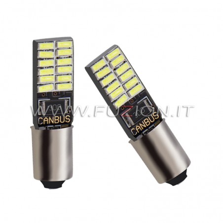 H21W BAY9S 24 LED 12-24V CANBUS FUZION LAMPEN