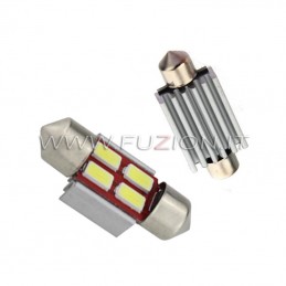 LÁMPARA TORPEDO 31MM C5W C10W 4 LED CANBUS FUSIÓN