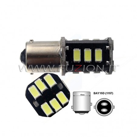 LAMPY P21/5W 1157 18 LED CANBUS