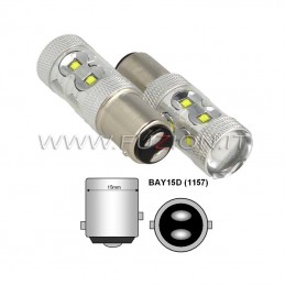 LÁMPARAS P21/5W 1157 50W LED CANBUS FUZION