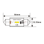 LÁMPARAS DE VIGILANCIA C5W C10W CON 1 LED