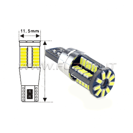 LAMPADE T10 W5W 57 LED NEW CANBUS PRO POWER