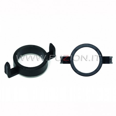 Xenon bulb socket adapters for Ford, Peugeot, and Citroen.