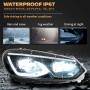 FARI FULL LED FÜR GOLF 6 MK6 DAL 2008 AL 2014 LUCI ANTERI DRL DINAMICO STILE GOLF 8