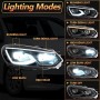 FARI FULL LED FÜR GOLF 6 MK6 DAL 2008 AL 2014 LUCI ANTERI DRL DINAMICO STILE GOLF 8