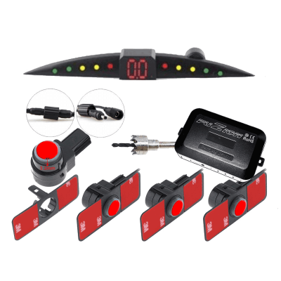 KIT 4 PARKING SENSEN MIT PROFESSIONAL DISPLAY LED SLIM