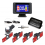 KIT 4 PARKING SENSORIEN MIT DISPLAY LCD INVISIBILI