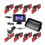 KIT 8 SENSAS DE PARQUE FRONT/RETRO CON DISPLAY LCD INVISIBLE