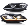 FAROS PARA GOLF 7.5 MK7.5 2017 2018 2019 2020 EDICIÓN NEGRO XENÓN + LED