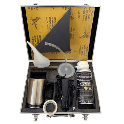 COMPLETE KIT TO RENEW HEADLIGHT POLISH WITH 800GR POLYMER