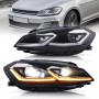 FAROS PARA GOLF 7.5 MK7.5 2017 2018 2019 EDICIÓN 2020 NEGRO FULL LED