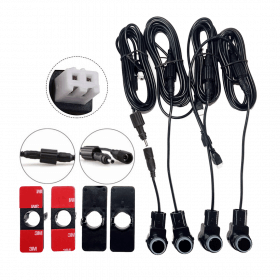 4 X REPLACEMENT PARKING SENSOR 16.5MM. WITH 2.5M CABLE.
