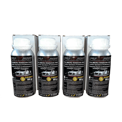 4 x RECHARICAL POLIMER LIQUID PROFESSIONAL TRASPARENT SERIES 600ML 800GR