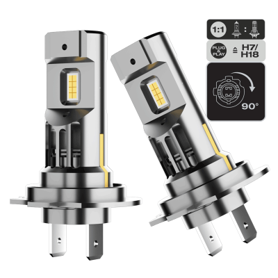 LED-Lampen-Kit H7 H18 12/24V 1:1 EASYPro PLUG & PLAY CANBUS FUZION