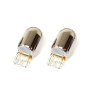 T10 W5W 12V 5W CHROM SILBER UNSICHTBARE BLINKER WARNSIGNAL-LICHTER PR+