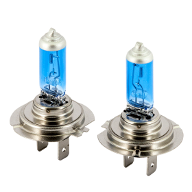 H7 PX26d 12V 55W HALOGEN SUPER BIAŁY PRO+ BIAŁY 6000K EFEKT KSENONU FUSION