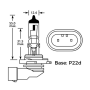 HB4 9006 P22d 12V 55W HALOGEN SUPER BIAŁY PRO+ BIAŁY 6000K EFEKT XENONOWY