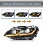 GOLF 7 CHROME STYLE 7.5 REFLEKTORY LED ZINTEGROWANE KIERUNKI DRL I KIERUNKOWSKAZY DYNAMICZNE