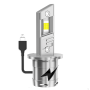 ZESTAW LAMPY MOTOCYKLOWEJ LED H3 PK22s 12/24V 1:1 EASYPro PLUG & PLAY CANBUS FUZION