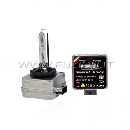 KIT ZAMIENNIK LAMPY XENON D8S OEM XENPRO+ FUZION